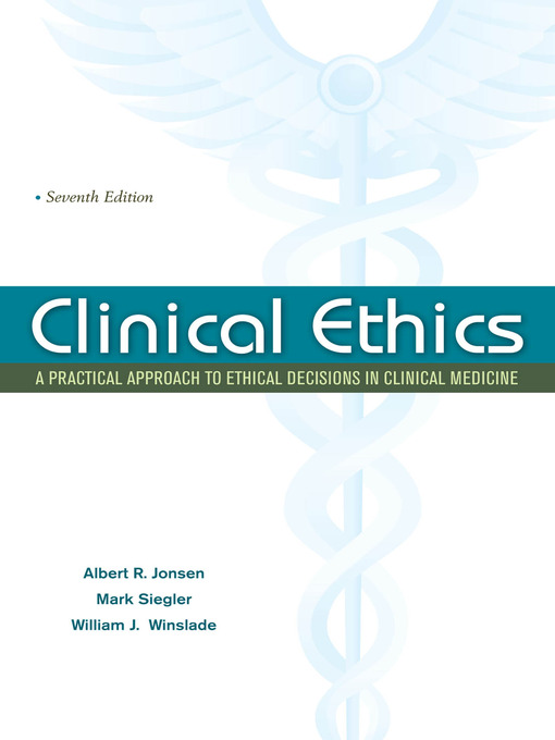 Title details for Clinical Ethics by Albert Jonsen - Available